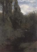 Hans Thoma Marsh on the Rhine oil painting